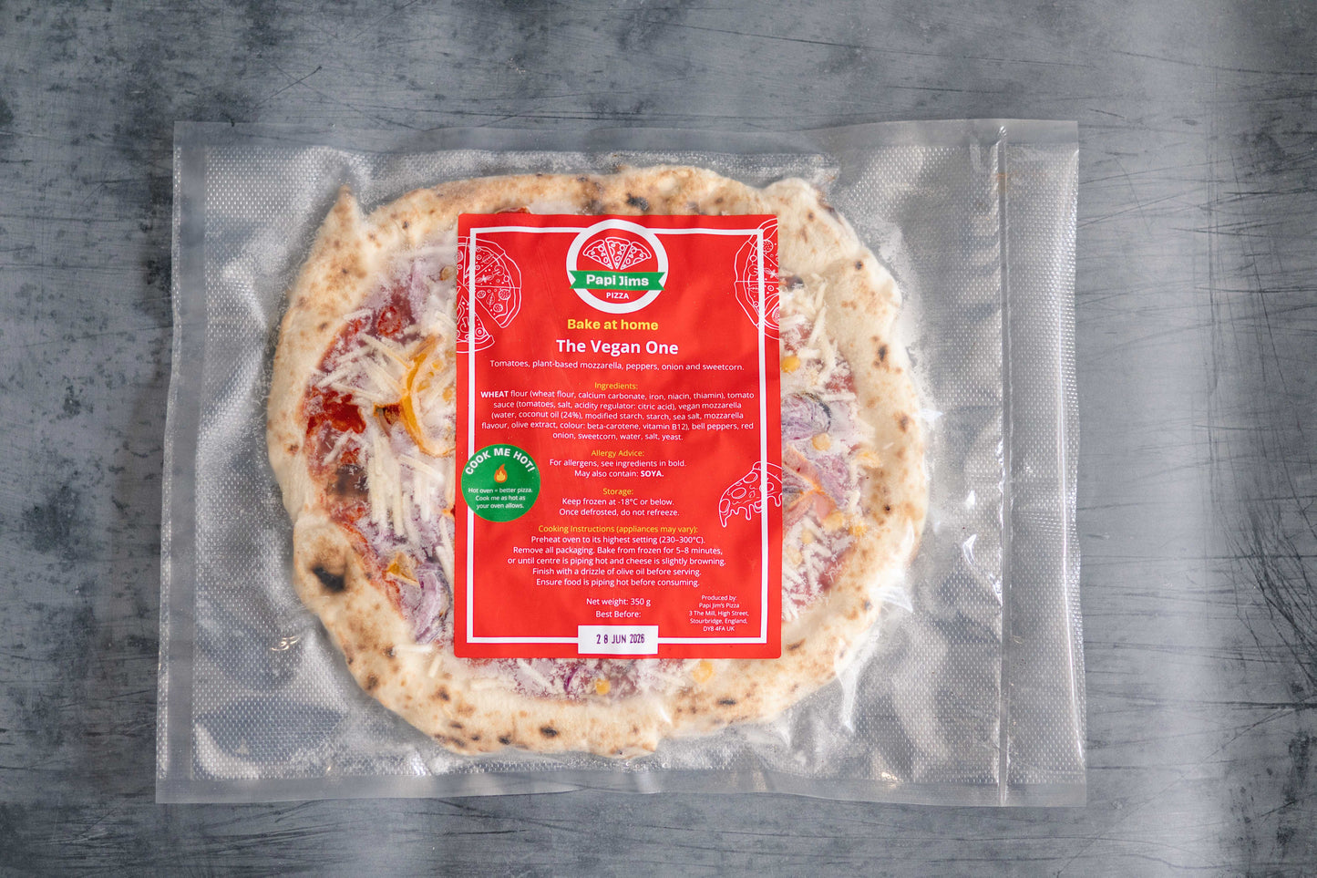 The Vegan One 12" Pizza (Fresh)